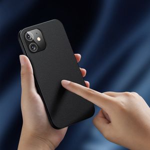 Baseus Baseus Magnetic Leather Case etui ze skóry ekologicznej z magnetycznym uchwytem iPhone 12 mini czarny (kompatybilny z MagSafe) 10