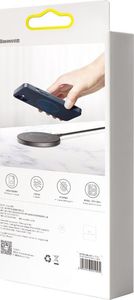 Baseus Baseus Magnetic Leather Case etui ze skóry ekologicznej z magnetycznym uchwytem iPhone 12 mini niebieski (kompatybilny z MagSafe) 6