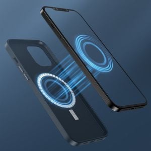 Baseus Baseus Magnetic Leather Case etui ze skóry ekologicznej z magnetycznym uchwytem iPhone 12 Pro / iPhone 12 czarny (kompatybilny z MagSafe) 16