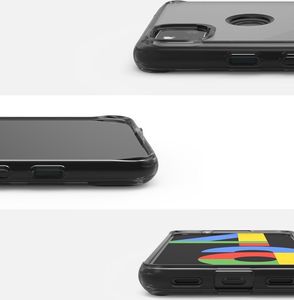 Ringke Ringke Fusion etui pokrowiec z żelową ramką Google Pixel 4A szary (FSGG0019) 3