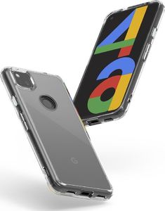 Ringke Ringke Fusion etui pokrowiec z żelową ramką Google Pixel 4A szary (FSGG0019) 6