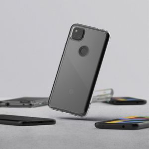 Ringke Ringke Fusion etui pokrowiec z żelową ramką Google Pixel 4A szary (FSGG0019) 8