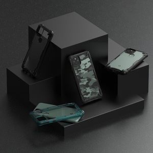 Ringke Ringke Fusion X Design etui pancerny pokrowiec z ramką Google Pixel 5 czarny Camo Black (FXGG0016) 7