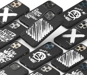 Ringke Ringke Onyx Design wytrzymałe etui pokrowiec iPhone 12 Pro Max czarny (Graffiti) (OXAP0048) 8