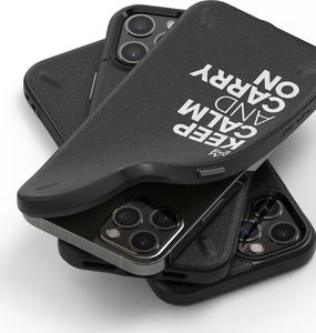 Ringke Ringke Onyx Design wytrzymałe etui pokrowiec iPhone 12 Pro / iPhone 12 czarny (X) (OXAP0040) 3
