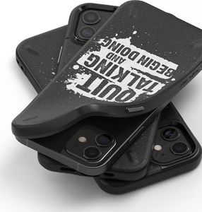 Ringke Ringke Onyx Design wytrzymałe etui pokrowiec iPhone 12 mini czarny (Paint) (OXAP0028) 3