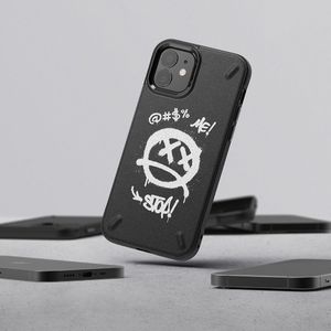 Ringke Ringke Onyx Design wytrzymałe etui pokrowiec iPhone 12 mini czarny (Graffiti) (OXAP0030) 3