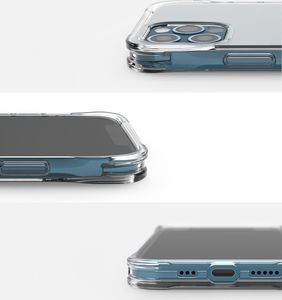 Ringke Ringke Fusion Plus etui pokrowiec z żelową ramką iPhone 12 Pro / iPhone 12 przezroczysty (FSAP0060) 2