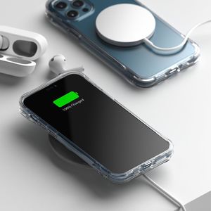 Ringke Ringke Fusion Plus etui pokrowiec z żelową ramką iPhone 12 Pro / iPhone 12 przezroczysty (FSAP0060) 3