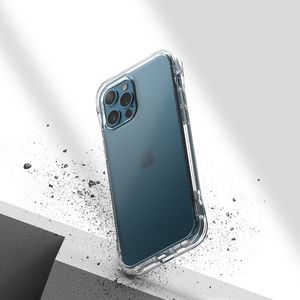 Ringke Ringke Fusion Plus etui pokrowiec z żelową ramką iPhone 12 Pro / iPhone 12 przezroczysty (FSAP0060) 5