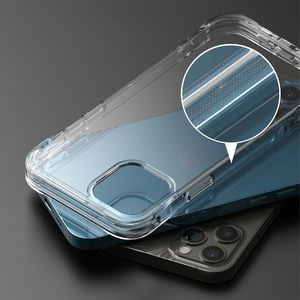 Ringke Ringke Fusion Plus etui pokrowiec z żelową ramką iPhone 12 Pro / iPhone 12 przezroczysty (FSAP0061) 7