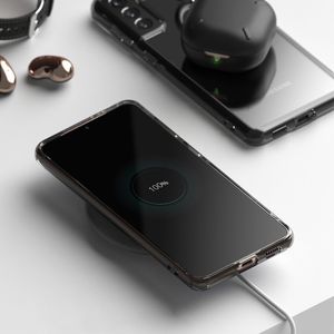 Ringke Ringke Fusion etui pokrowiec z żelową ramką Samsung Galaxy S21 5G szary (FSSG0093) 5