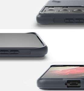 Ringke Ringke Onyx wytrzymałe etui pokrowiec Samsung Galaxy S21 Ultra 5G granatowy (OXSG0030) 3