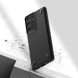 Ringke Ringke Onyx wytrzymałe etui pokrowiec Samsung Galaxy S21 Ultra 5G granatowy (OXSG0030) 6