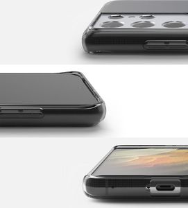 Ringke Ringke Air ultracienkie żelowe etui pokrowiec Samsung Galaxy S21 Ultra 5G przezroczysty (ARSG0039) 4