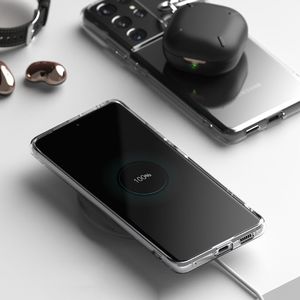 Ringke Ringke Air ultracienkie żelowe etui pokrowiec Samsung Galaxy S21 Ultra 5G przezroczysty (ARSG0039) 5