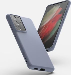 Ringke Ringke Air S ultracienkie żelowe etui pokrowiec Samsung Galaxy S21 Ultra 5G czarny (ADSG0034) 5