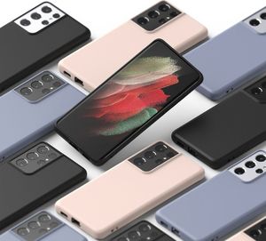 Ringke Ringke Air S ultracienkie żelowe etui pokrowiec Samsung Galaxy S21 Ultra 5G różowy (ADSG0035) 8