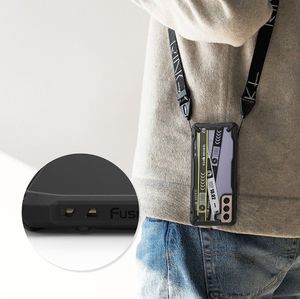 Ringke Ringke Fusion X Design etui pancerny pokrowiec z ramką Samsung Galaxy S21+ 5G (S21 Plus 5G) czarny (Cross) (XDSG0053) 8