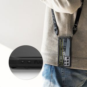 Ringke Ringke Fusion X Design etui pancerny pokrowiec z ramką Samsung Galaxy S21 Ultra 5G czarny (Ticket band) (XDSG0055) 6