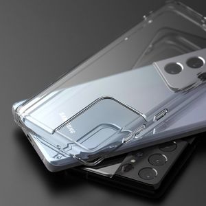 Ringke Ringke Air ultracienkie żelowe etui pokrowiec Samsung Galaxy S21 Ultra 5G czarny (ARSG0042) 6