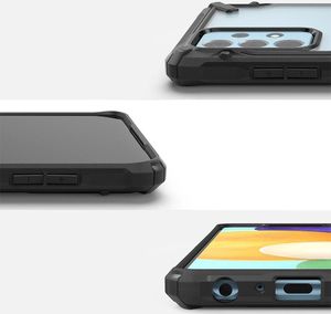 Ringke Ringke Fusion X etui pancerny pokrowiec z ramką Samsung Galaxy A52 5G czarny (FUSG0069) 2