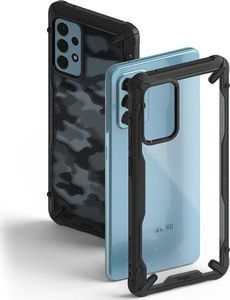 Ringke Ringke Fusion X Design etui pancerny pokrowiec z ramką Samsung Galaxy A52 5G czarny Camo Black (XDSG0047) 4