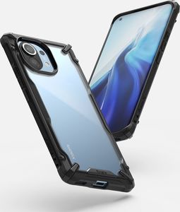 Ringke Ringke Fusion X etui pancerny pokrowiec z ramką Xiaomi Mi 11 czarny (FXXI0030) 3