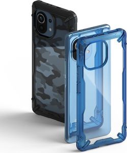 Ringke Ringke Fusion X etui pancerny pokrowiec z ramką Xiaomi Mi 11 niebieski (FXXI0031) 3