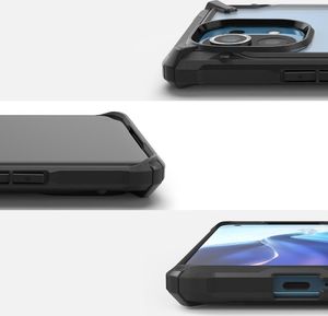 Ringke Ringke Fusion X Design etui pancerny pokrowiec z ramką Xiaomi Mi 11 czarny Camo Black (XDXI0019) 2