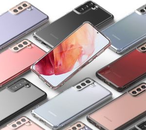 Ringke Ringke Fusion Matte etui pokrowiec z żelową ramką Samsung Galaxy S21+ 5G (S21 Plus 5G) przezroczysty (FMSG0009) 5