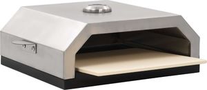 vidaXL Piec do pizzy z kamieniem, na grill gazowy lub węglowy 7