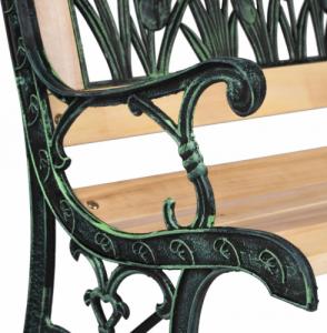 Sofotel Ławka parkowa z oparciem 123,5 x 74 x 48 cm Gardi Tulip 7