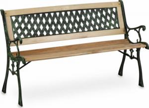 Sofotel Ławka ogrodowa z oparciem 124 x 74 x 43 cm Fusio 2