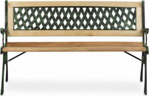 Sofotel Ławka ogrodowa z oparciem 124 x 74 x 43 cm Fusio 4