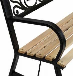 Sofotel Ławka ogrodowa z oparciem 122 x 88,5 x 55,5 cm Sofotel Ivy 5