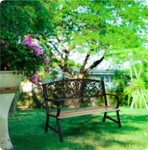 Sofotel Ławka ogrodowa z oparciem 122 x 88,5 x 55,5 cm Sofotel Ivy 6