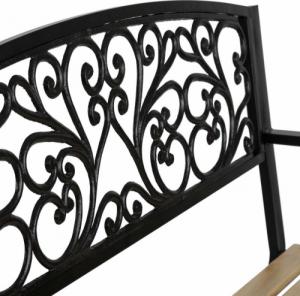 Sofotel Ławka ogrodowa z oparciem 122 x 88,5 x 55,5 cm Sofotel Ivy 7