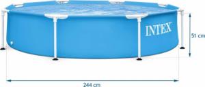 Intex Basen stelażowy 244cm 5w1 (28205) 4