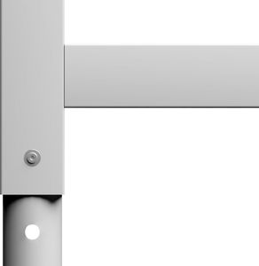vidaXL Regulowane ramy stołu roboczego, 2 szt., metal, 55x(69-95,5) cm 7