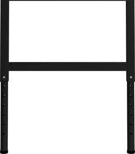 vidaXL Regulowane ramy stołu roboczego, 2 szt., metal, 85x(69-95,5) cm 3