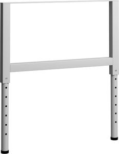 vidaXL Regulowane ramy stołu roboczego, 2 szt., metal, 85x(69-95,5) cm 3