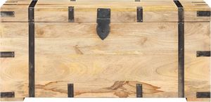 vidaXL Skrzynia, 90 x 40 x 40 cm, lite drewno mango 4