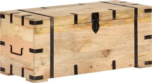 vidaXL Skrzynia, 90 x 40 x 40 cm, lite drewno mango 8