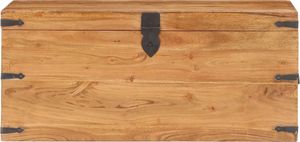 vidaXL Skrzynia, 90x40x40 cm, lite drewno akacjowe 3