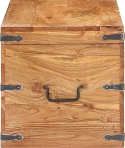 vidaXL Skrzynia, 90x40x40 cm, lite drewno akacjowe 4