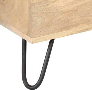 vidaXL Skrzynia, 90x40x45 cm, lite drewno mango 8