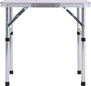vidaXL Stolik turystyczny składany biały 60x45cm 3