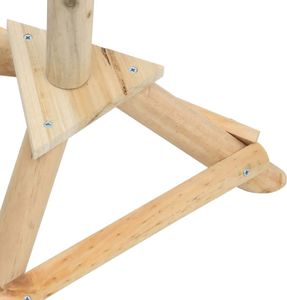 vidaXL Stojący karmnik dla ptaków, lite drewno jodłowe, 33x106 cm 6