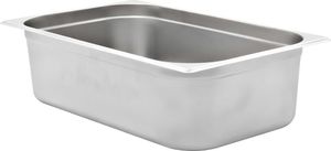 vidaXL Pojemniki gastronomiczne 2 szt. GN 1/1, 150 mm, stal nierdzewna 3